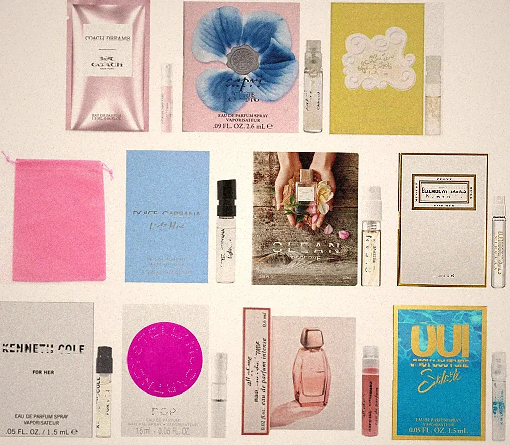 10 High End Women’s Perfume Sample Vials