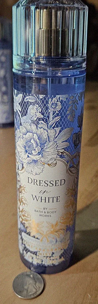 Bath & Body Works Dressed In White Fine Fragrance Body Mist Spray 8 fl oz #MX