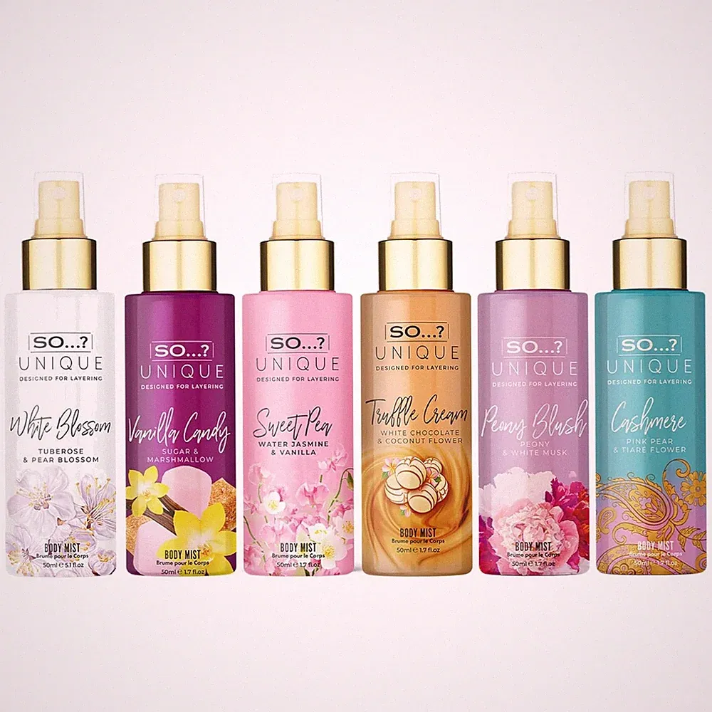 Floral Body Spray Set - Long Lasting Perfumes for Women
