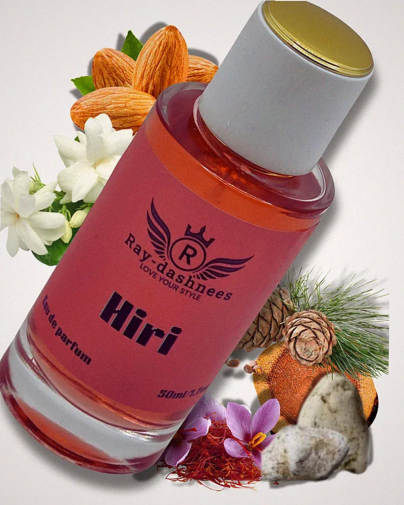 Hiri Eau De Parfum Spray 1.7 oz by Ray-dashnees | Almond White floral Animalic