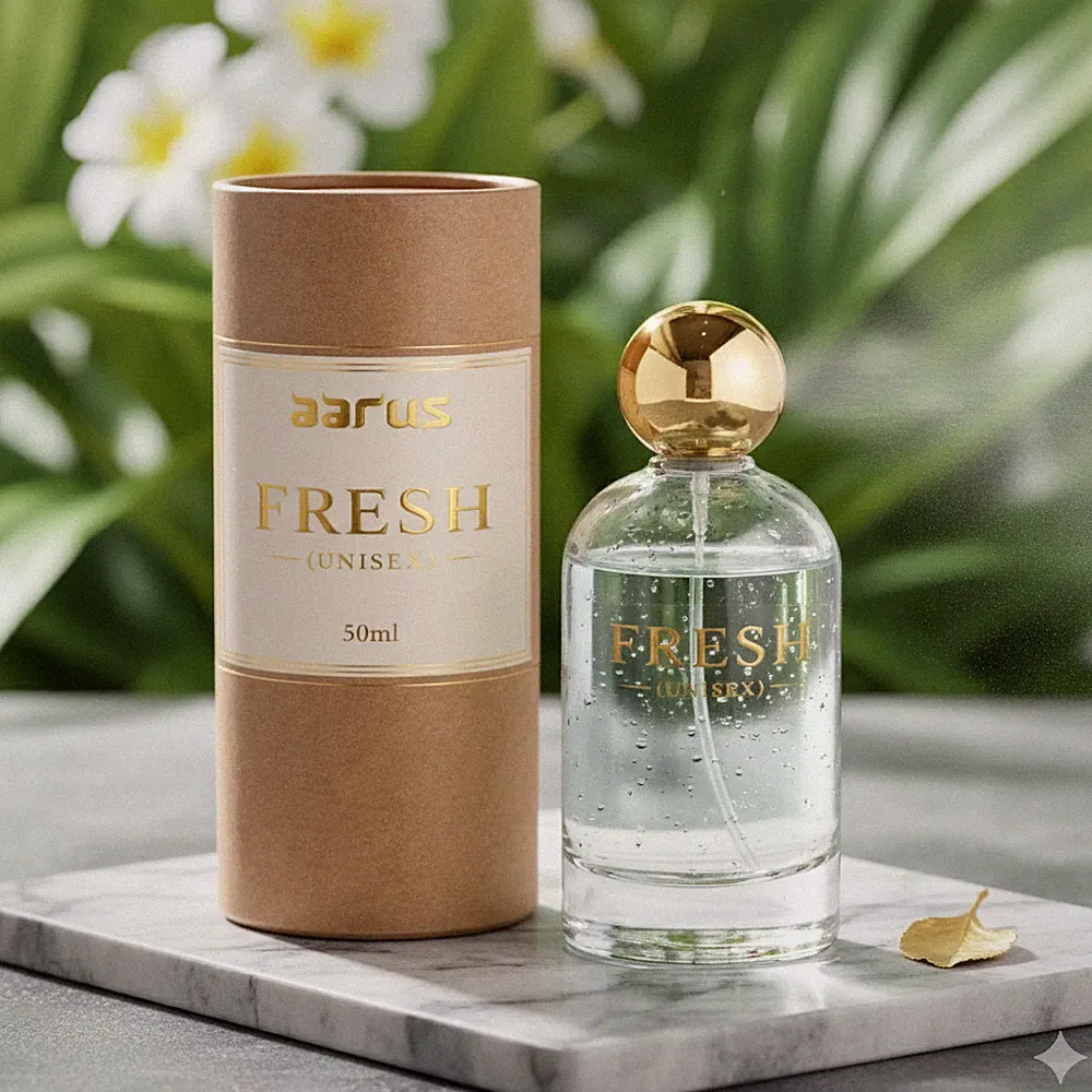 JUST WHITE Eau De Cologne 50ml / 1.7 fl oz - Alcohol Free Perfume - New With Box