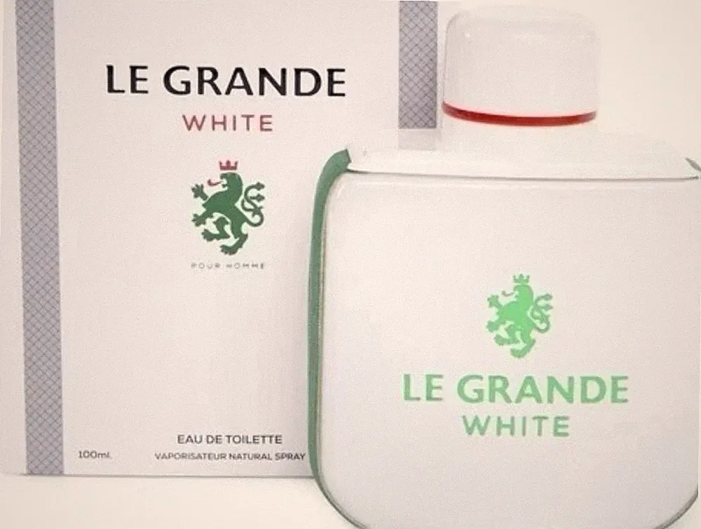 Le Grande White Eau de Toilette Spray, Regular Size 100 ml Floral Scent