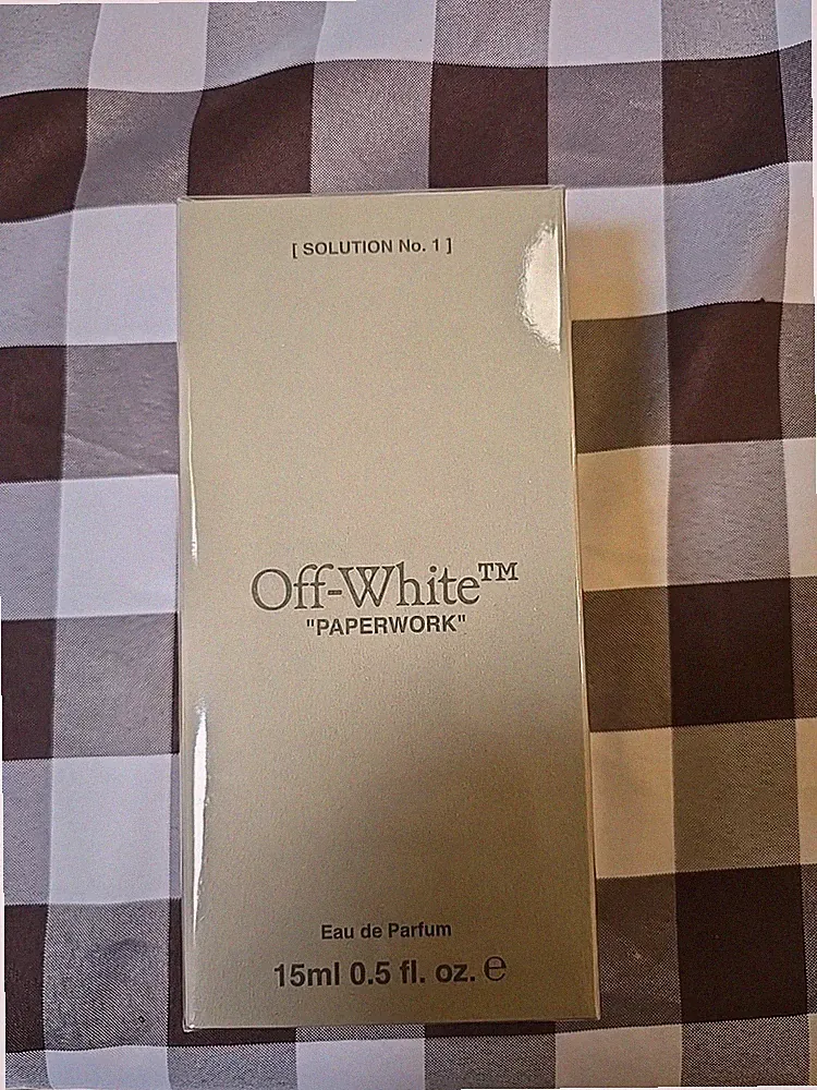 Off-White Solution No. 1 Eau de Parfum EDP Perfume Travel Spray 0.5oz 15 ml NIB