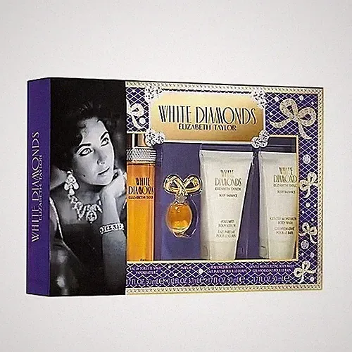 White Diamonds by Elizabeth Taylor Fragrance for Women 4 Piece Gift Set.