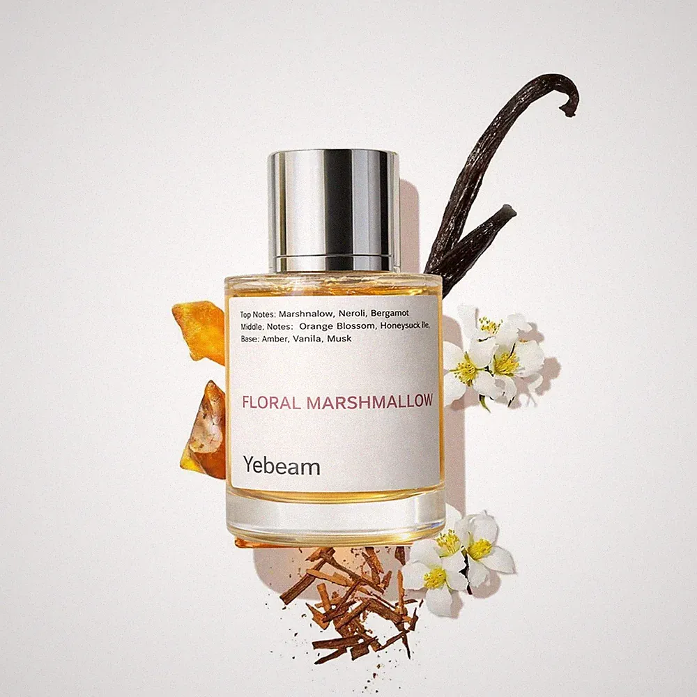 Yebeam Floral Marshmallow Amber Perfume 50ml Sweet Floral Vanilla Women